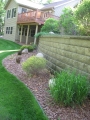 Retaining Wall with Beds